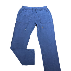 Seaspice Navy Double Pocket Peruvian Cotton Pants - Dudes Boutique