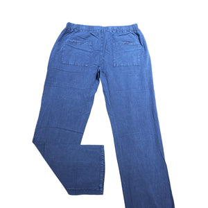 Seaspice Navy Double Pocket Peruvian Cotton Pants - Dudes Boutique