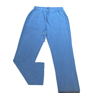 Seaspice Powder Blue Double Pocket Peruvian Cotton Pants - Dudes Boutique