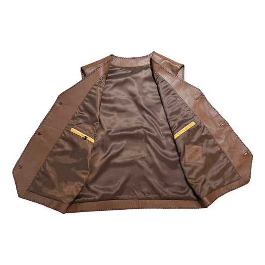 Kashani Natural Cavallino Pony Hair Hand Woven Vest - Dudes Boutique