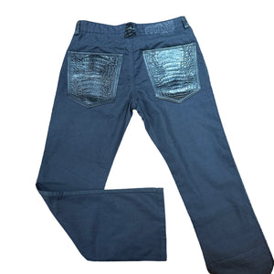 Kashani x Angelino Jeans w/ Black Alligator Pockets - Dudes Boutique