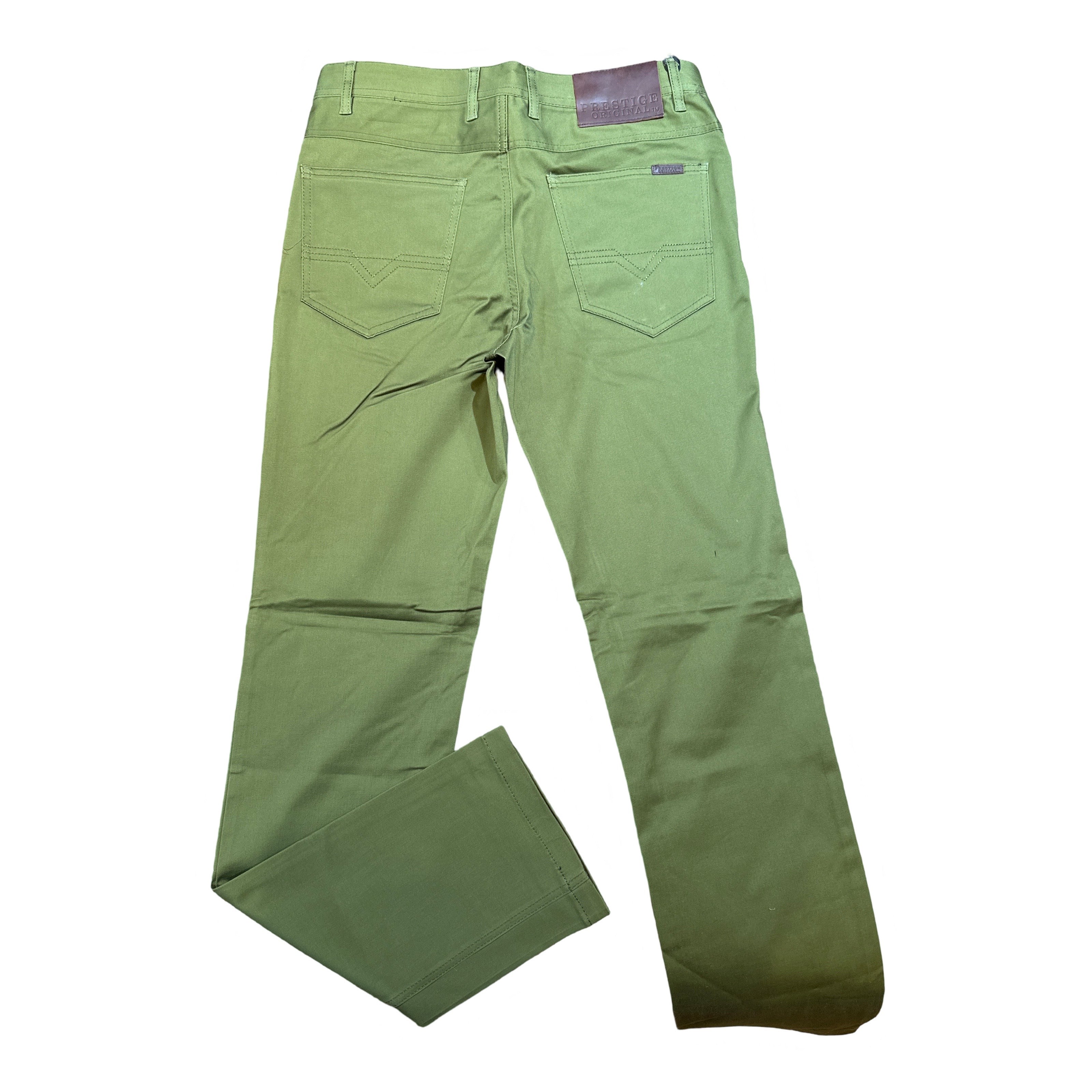 Prestige Men's Olive High-end Pants - Dudes Boutique