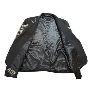 Kashani Black Kingdom Hyper Crystal Blazer - Dudes Boutique