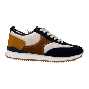 G West Navy/Brown Suede Extreme Comfort Sneakers - Dudes Boutique