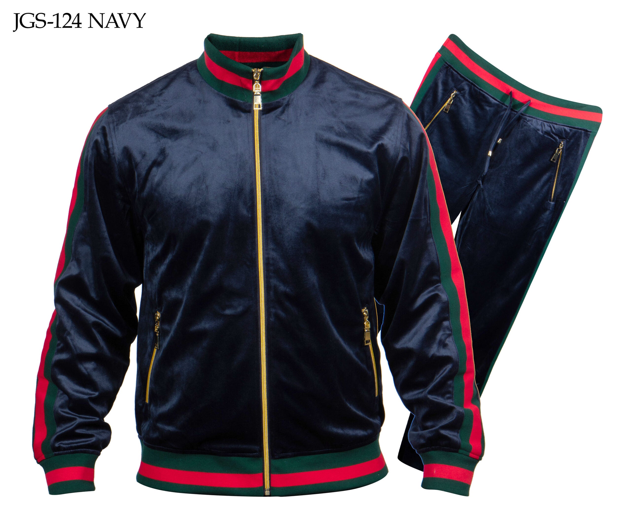 Prestige Navy Milan Flag Jogger Set - Dudes Boutique