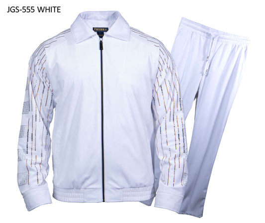 Prestige JGS-555 White Jogger Set