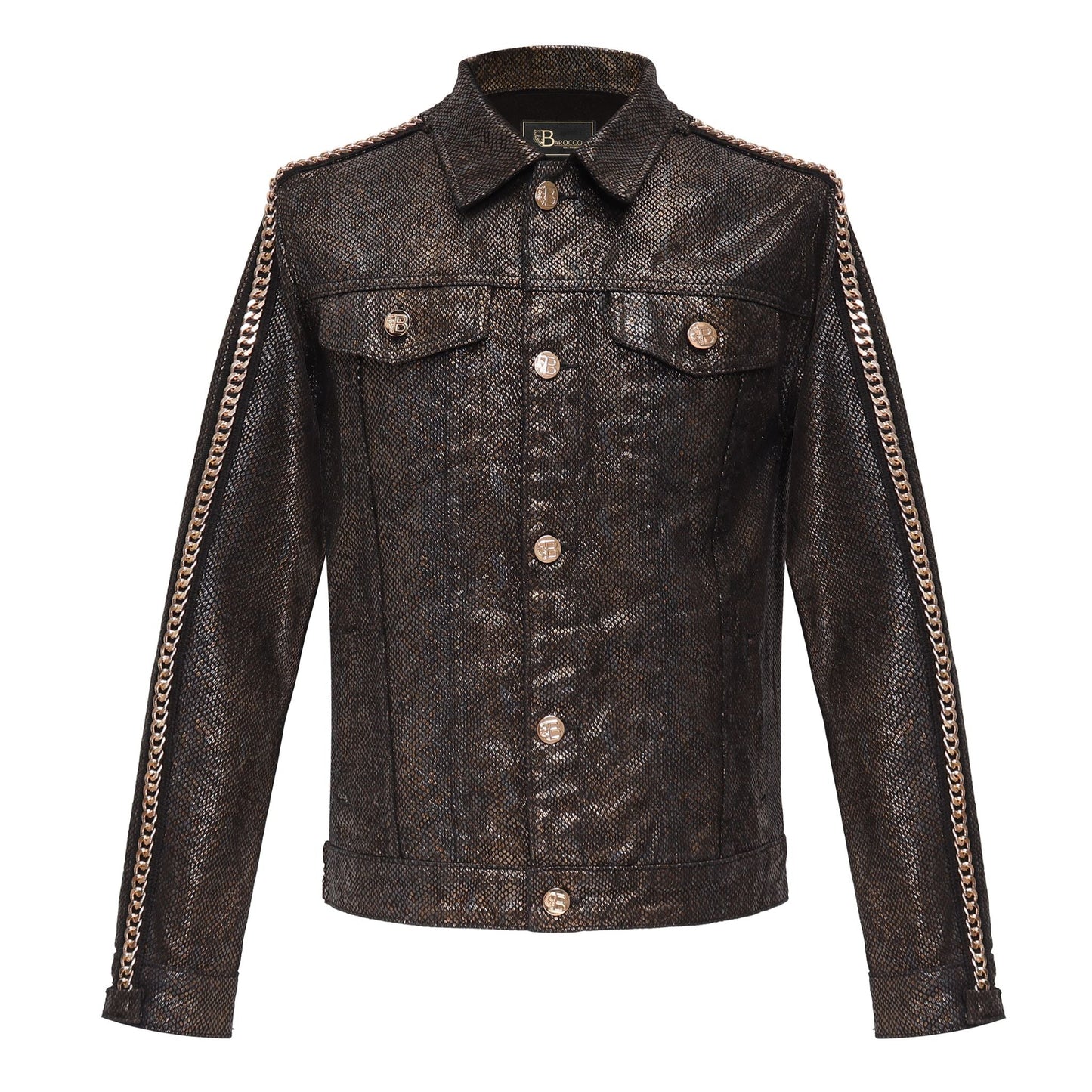 Embellish Edge BLACK/GOLD - Dudes Boutique