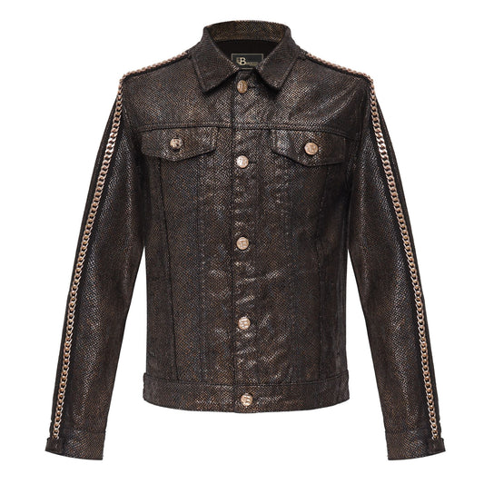 Embellish Edge BLACK/GOLD - Dudes Boutique