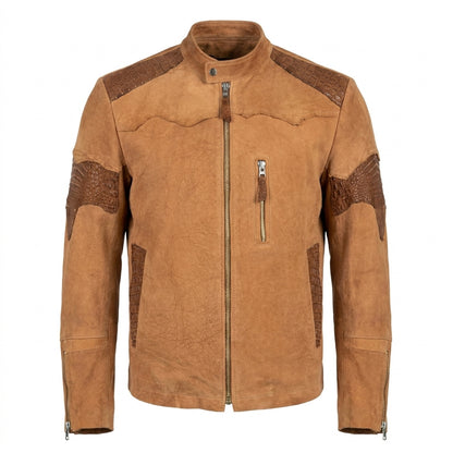 G-Gator Dune Alligator/Jungle Suede Rough Cut Jacket
