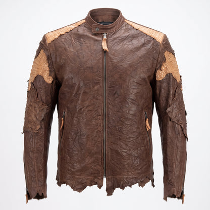 G-Gator Chocolate Alligator/Lamb Jacket