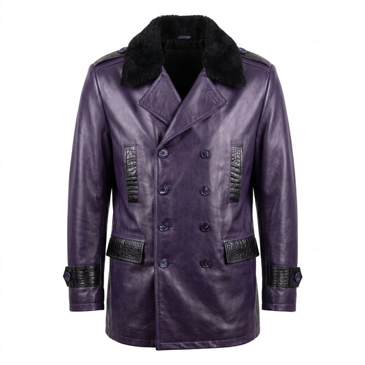 G-Gator - 2092 Lambskin/Crocodile/Swakara Fur Jacket