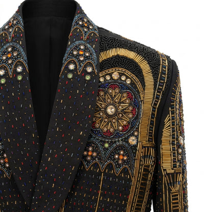 Kashani Cathedral beadwork jacket