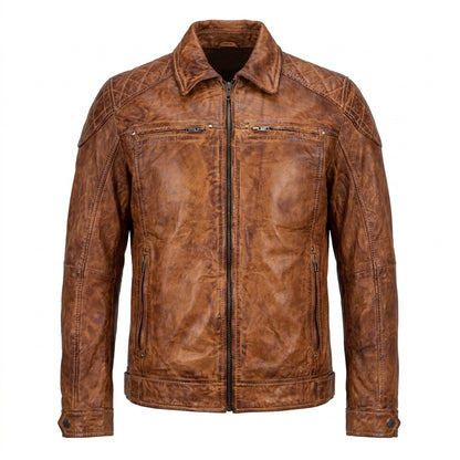 Scully Western Nutmeg Brown Lambskin Jacket