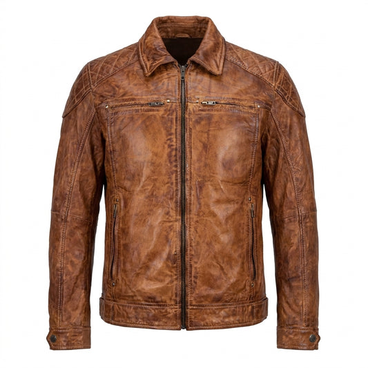 Scully Western Nutmeg Brown Lambskin Jacket