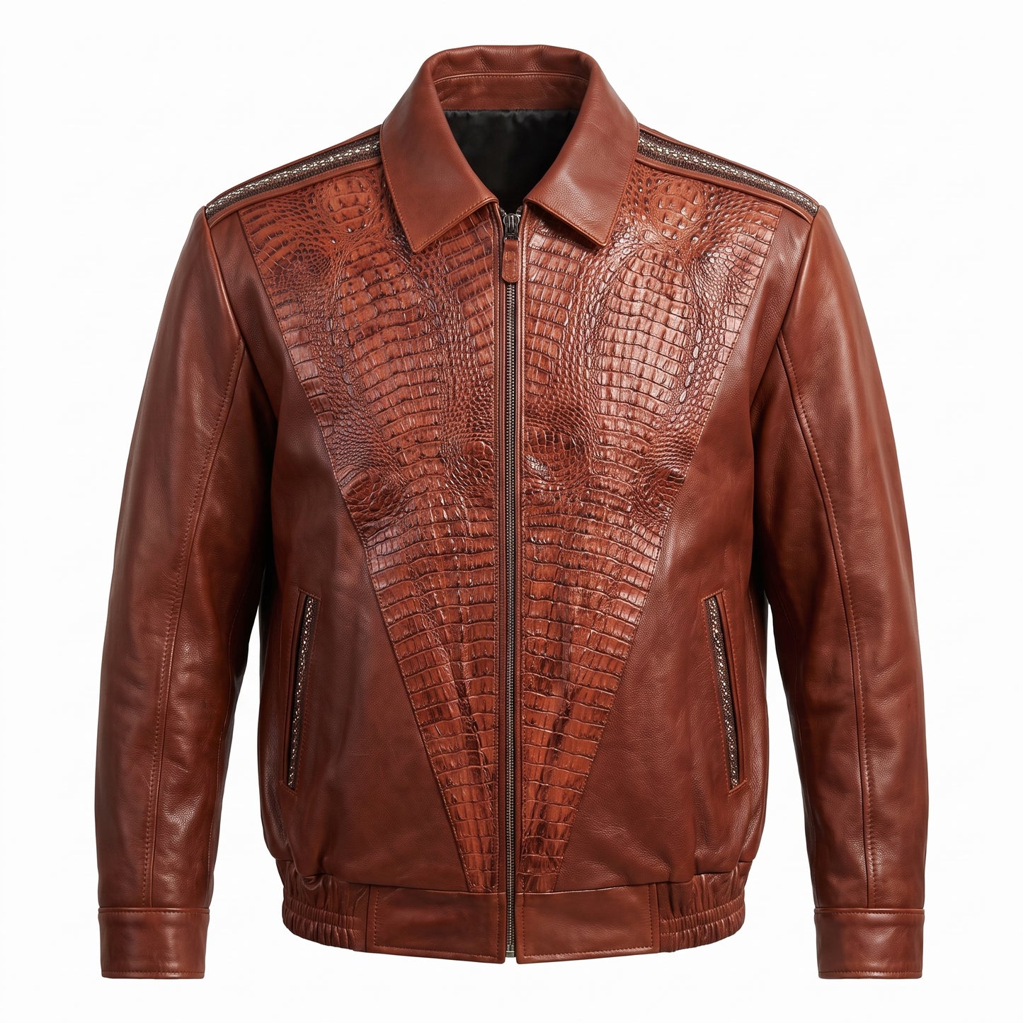 G-Gator - 2088 Lambskin/Crocodile/Stingray Jacket