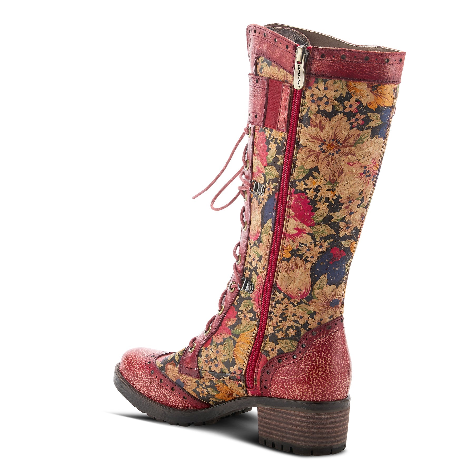 L'ARTISTE KISHA-FLORA RED BOOTS - Dudes Boutique