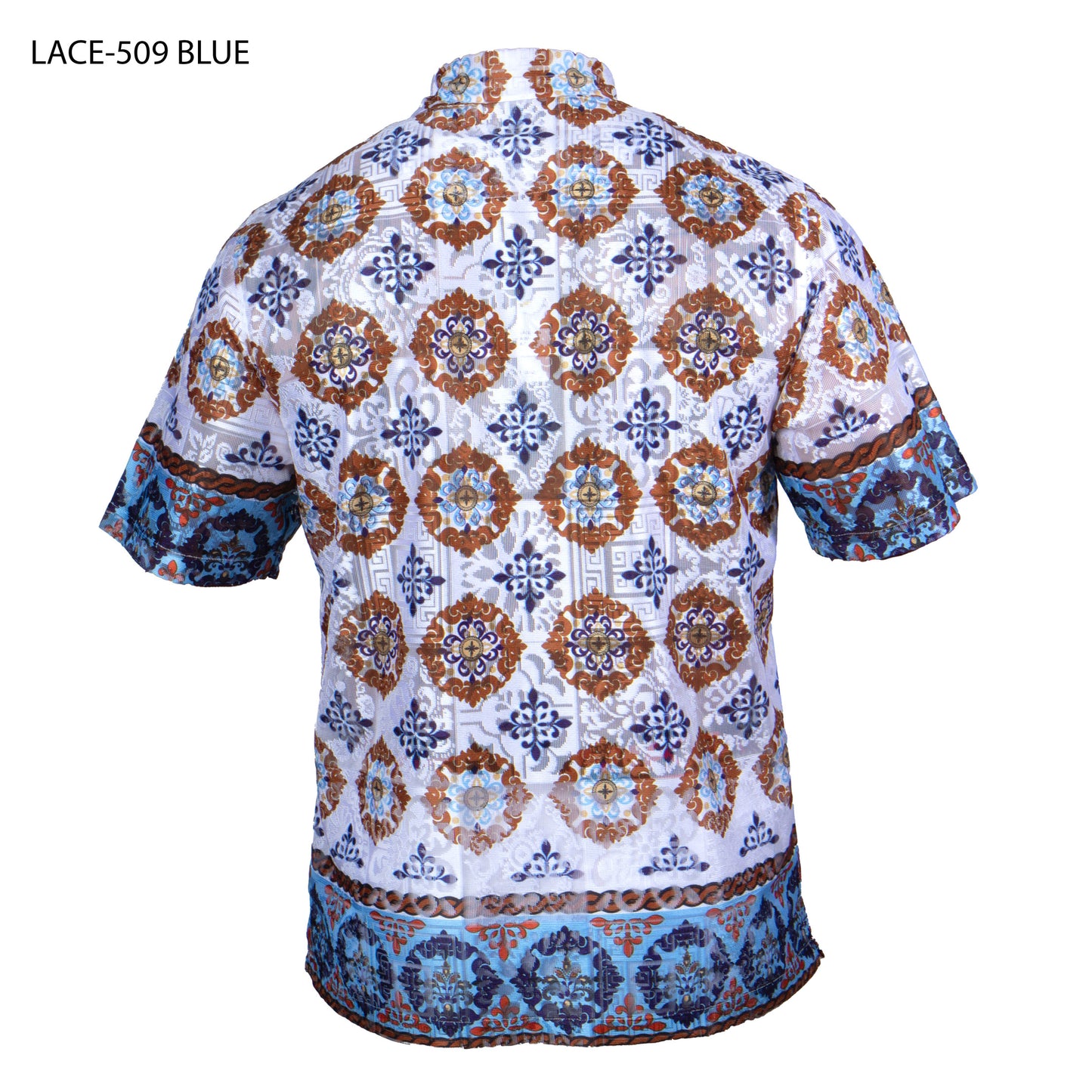 Prestige LACE-509 Blue Lace Shirt