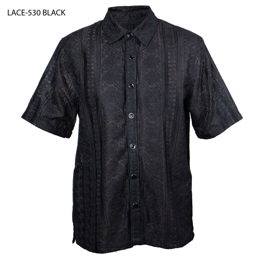 Prestige LACE-530 Black Lace Shirt