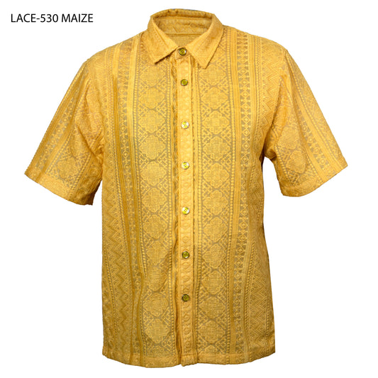 Prestige LACE-530 Maize Lace Shirt