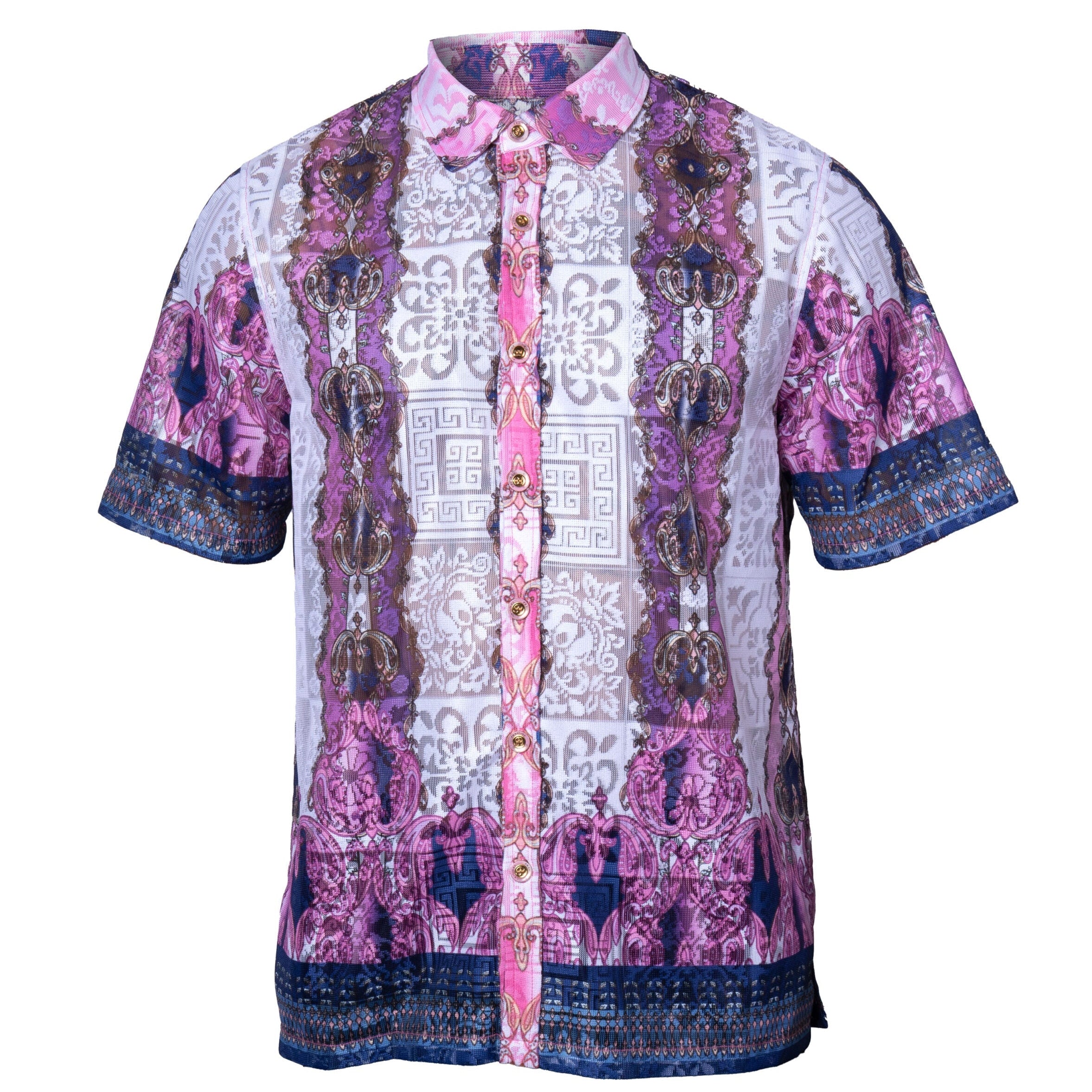 Prestige LACE-615 Pink Lace Shirt