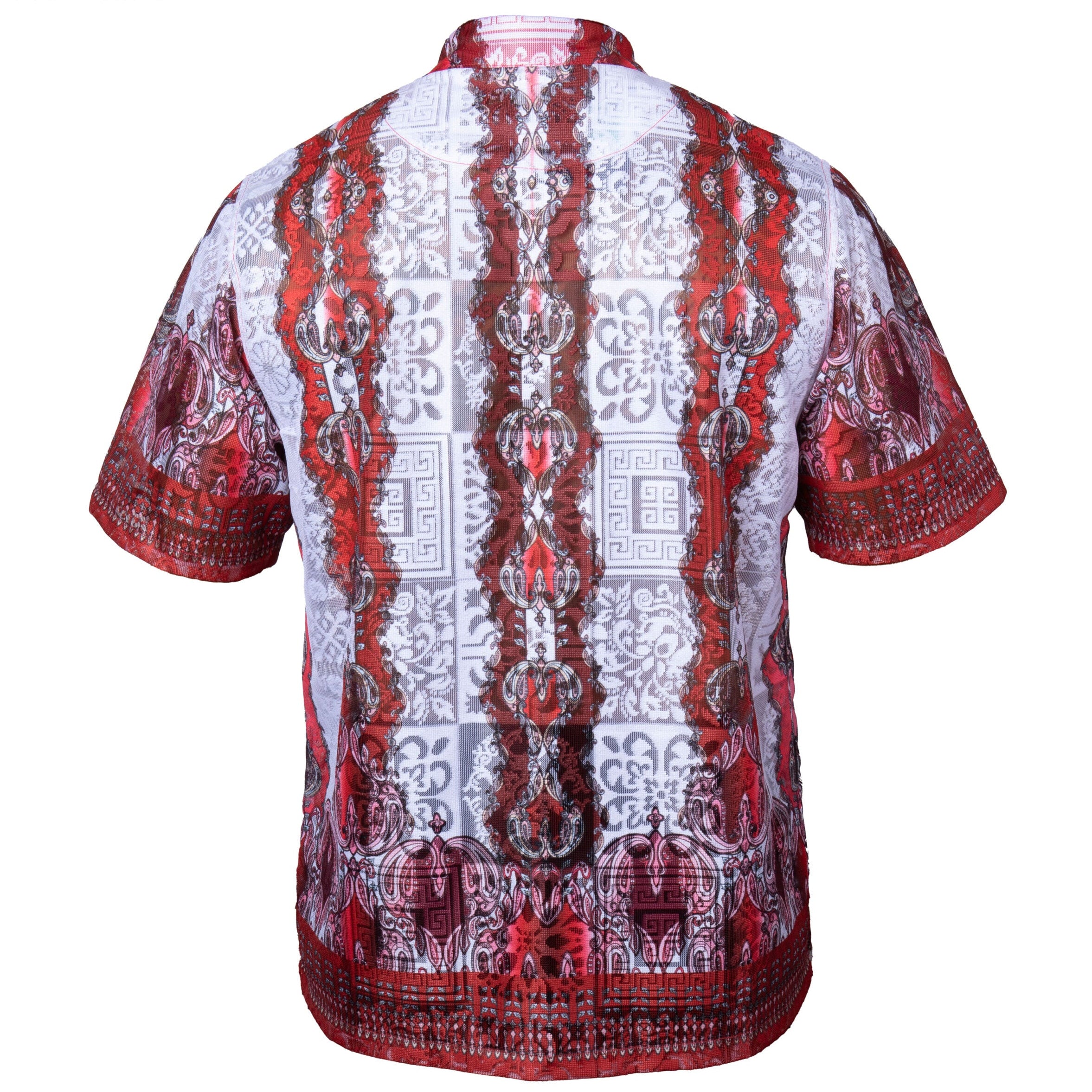 Prestige LACE-615 Red Lace Shirt
