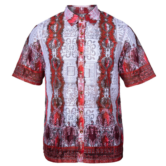 Prestige LACE-615 Red Lace Shirt