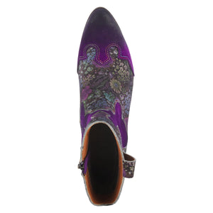 L'ARTISTE LADYLUCK WESTERN PURPLE BOOTIES - Dudes Boutique