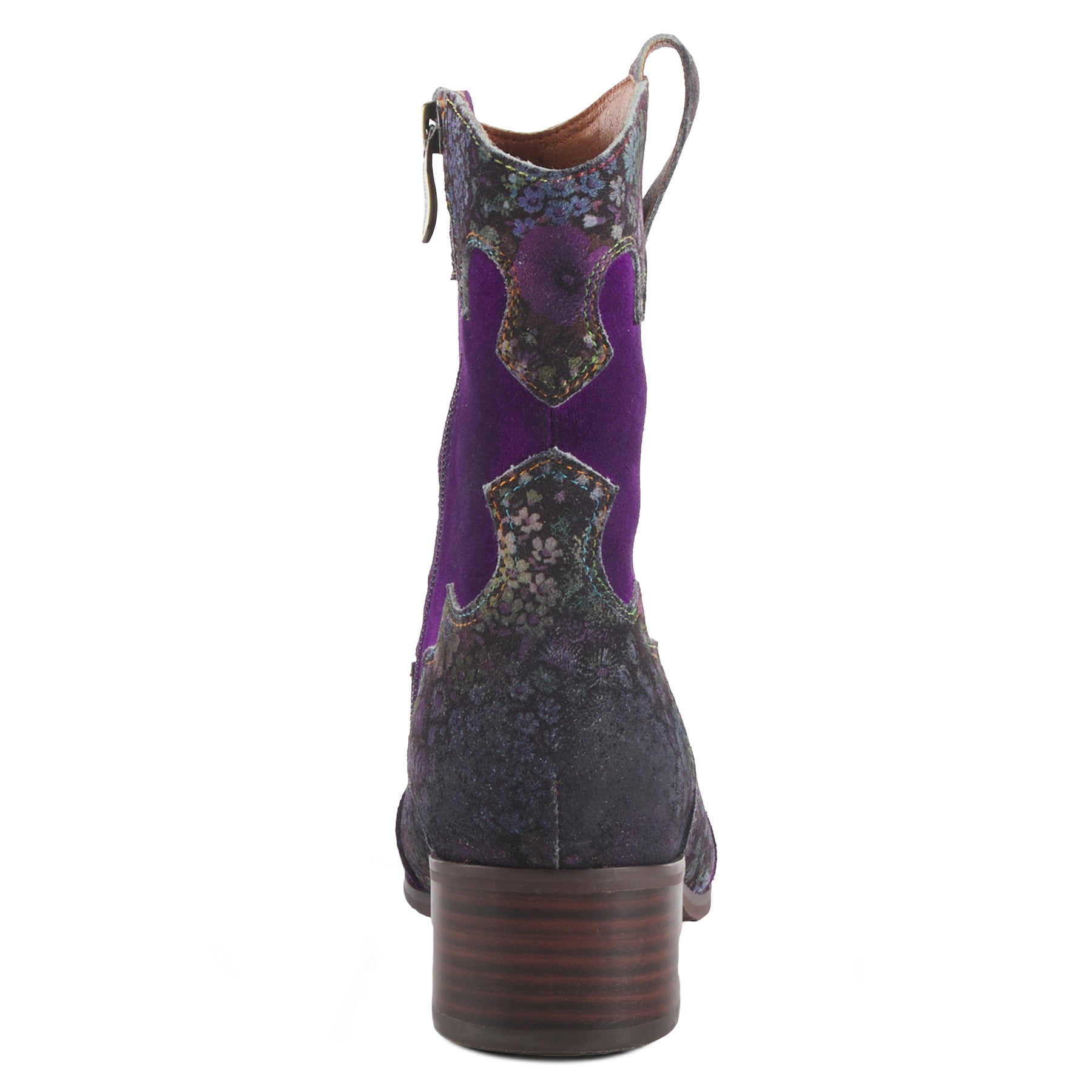 L'ARTISTE LADYLUCK WESTERN PURPLE BOOTIES - Dudes Boutique