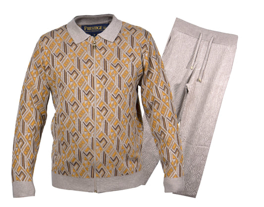 Prestige LNG-360 Oatmeal Sweater Set