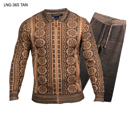 Prestige LNG-365 Tan Sweater Set
