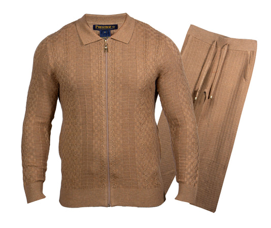 Prestige LNG-370 Brown Sweater Set