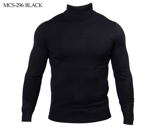 Prestige Black Mock Neck Elite Sweater - Dudes Boutique