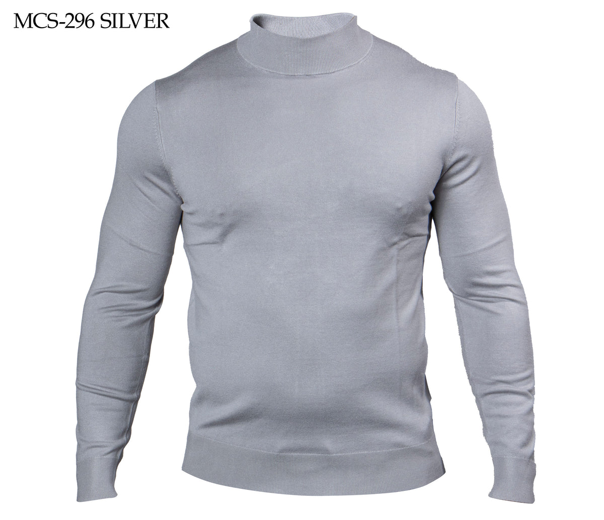 Prestige Silver Mock Neck Elite Sweater - Dudes Boutique