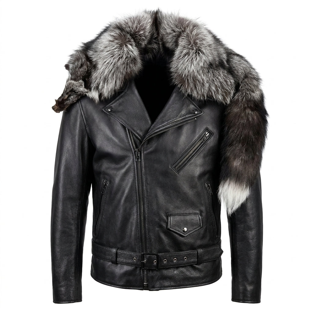 Jakewood Silver Fox Biker Jacket