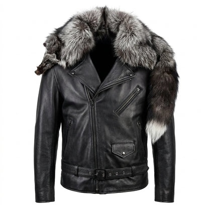 Jakewood Silver Fox Biker Jacket