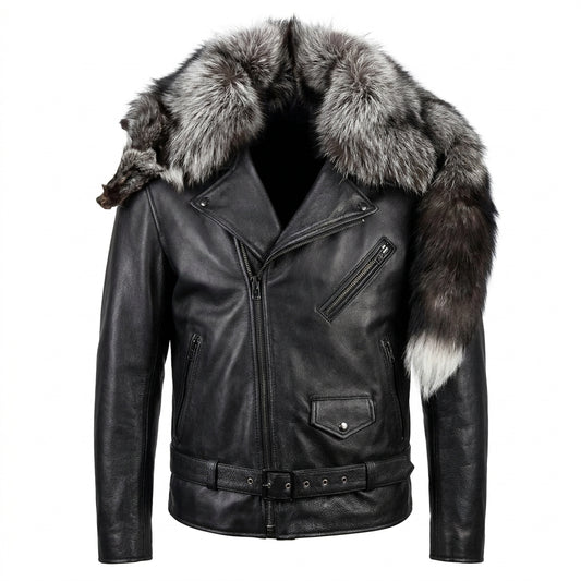 Jakewood Silver Fox Biker Jacket
