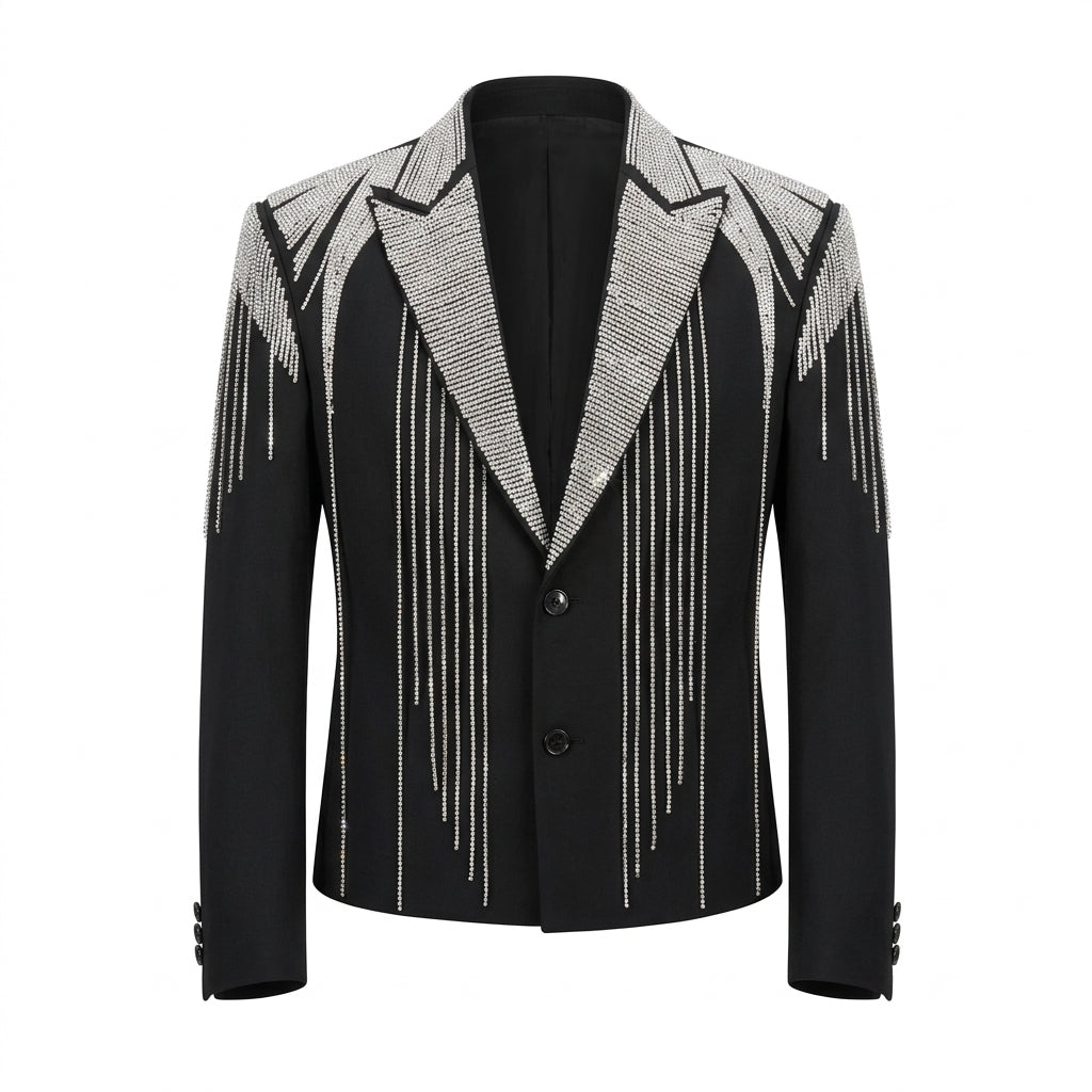 Kashani Starfall Chandelier beaded jacket