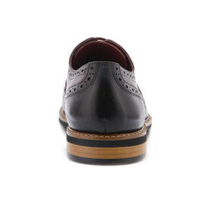 L'Artiste Niko Brown Wingtip Dress Shoes - Dudes Boutique