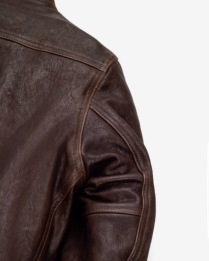 Schott P2484 Men's A-1 Flight Jacket - Brown