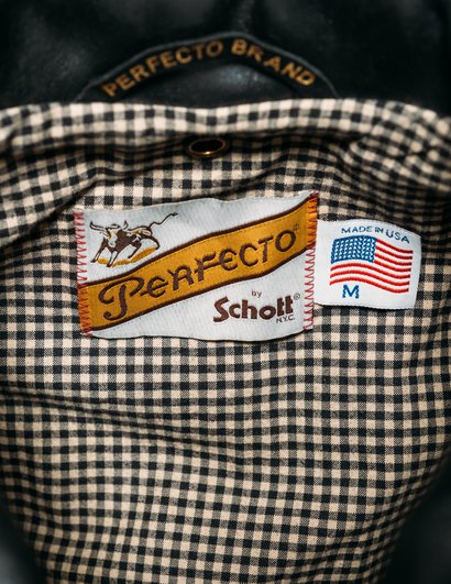 Schott P50VN men's hand vintaged cowhide Perfecto jacket