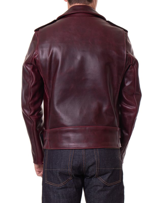 ケ*タ様 schott　size38 Schott P613S Men's Perfecto Steerhide Motorcycle Jacket - Burgundy