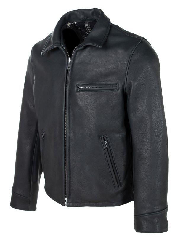 Schott P693 Men's Horween Deer-Touch Cowhide Rider Jacket - Dudes Boutique