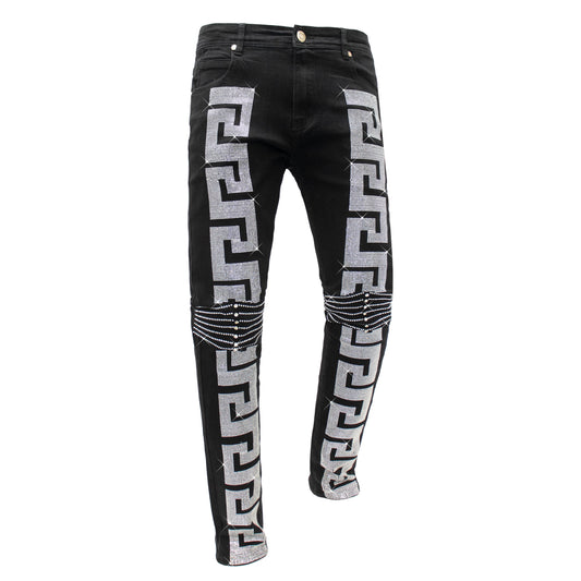 Denim Deluxe - Century Penthouse BLACK/SILVER - Dudes Boutique