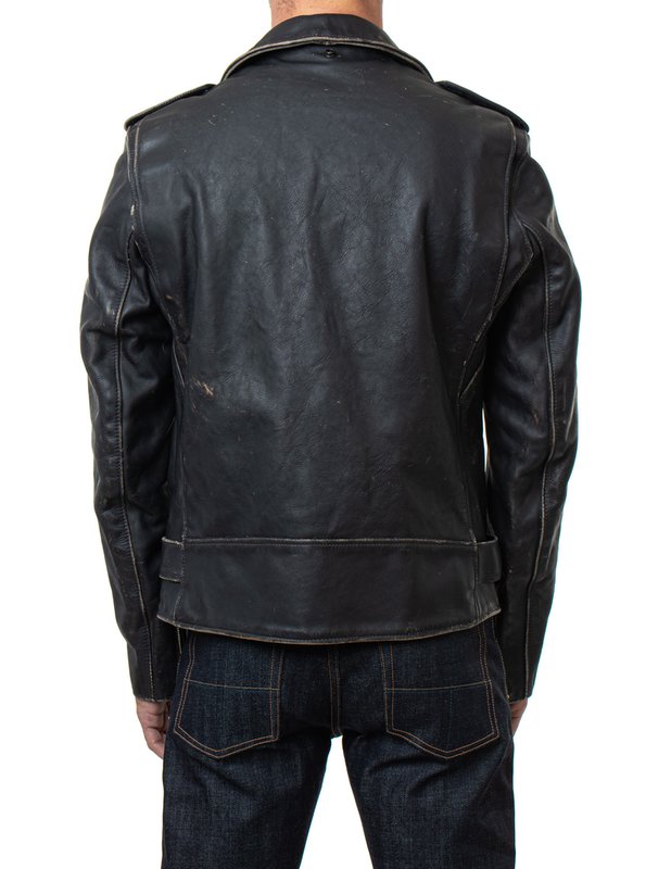 Schott PER70 Men's Vintaged Fitted Motorcycle Jacket - Dudes Boutique