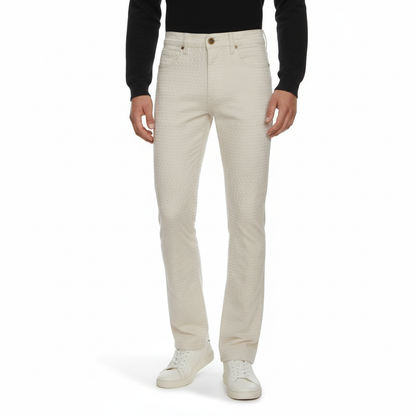 Heritage Fit Denim – Century Penthouse Collection white