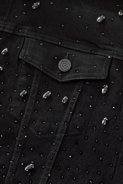 Celestial Stud Denim Jkt – Century Penthouse BLACK