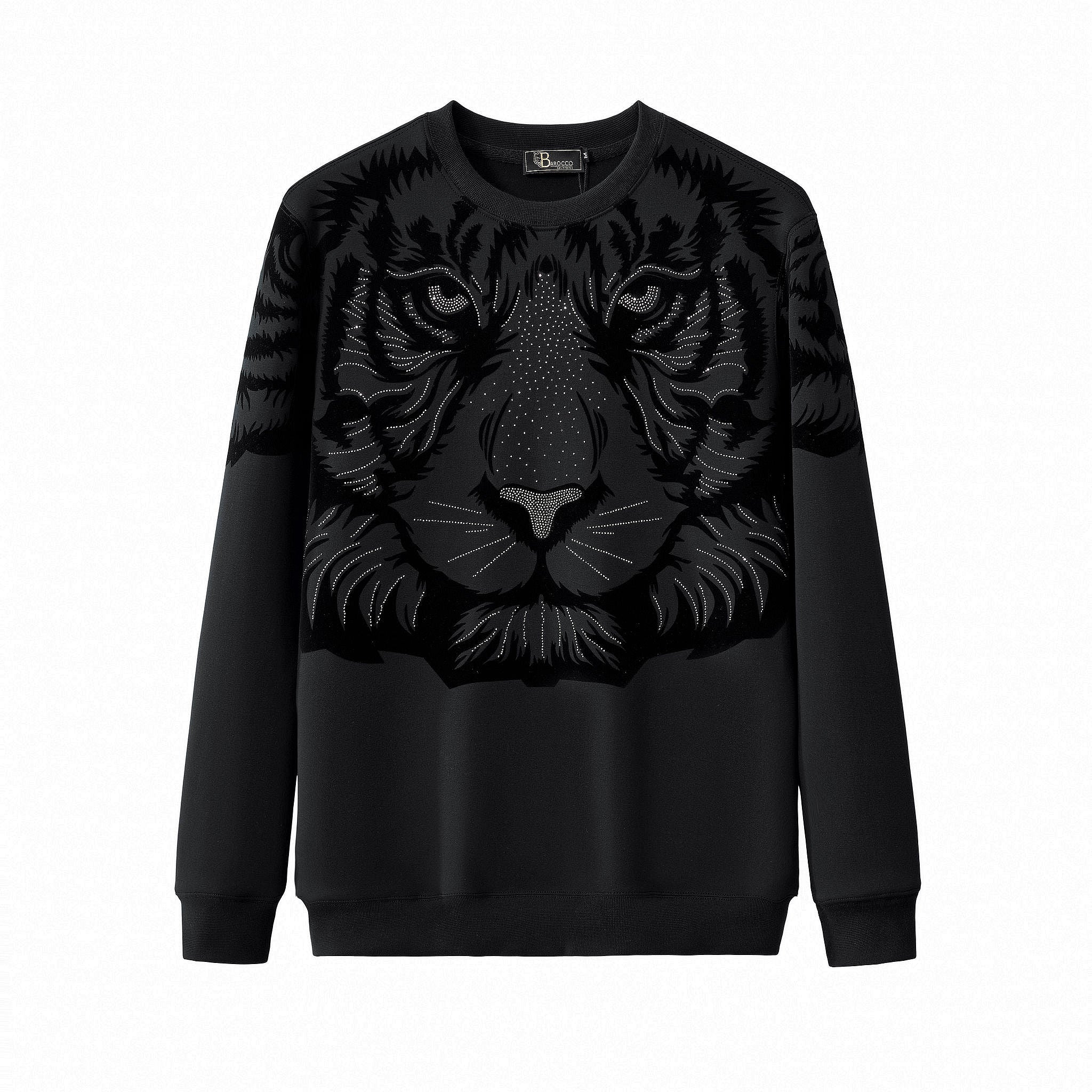 Barocco Midnight Roar sweatshirt BLACK