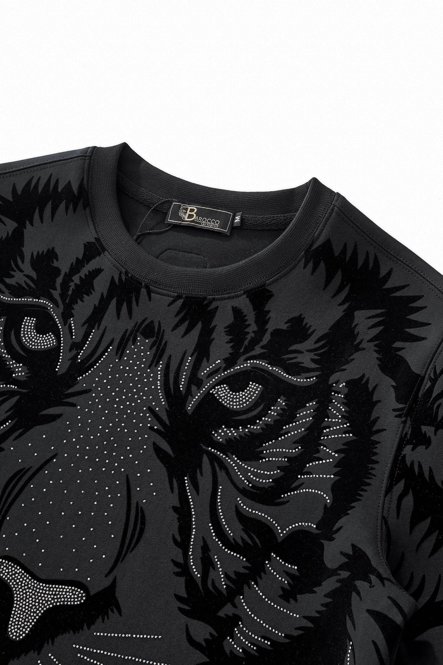 Barocco Midnight Roar sweatshirt BLACK