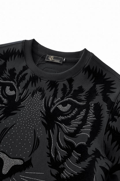 Barocco Midnight Roar sweatshirt BLACK