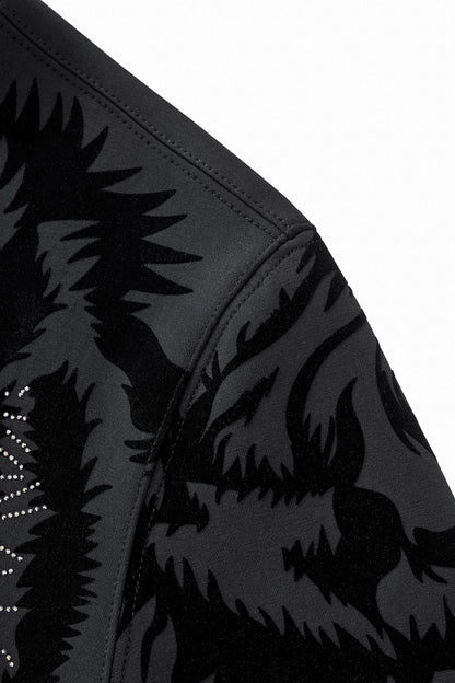 Barocco Midnight Roar sweatshirt BLACK